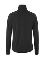 Layers Hz Ls W - Black Melange - Back