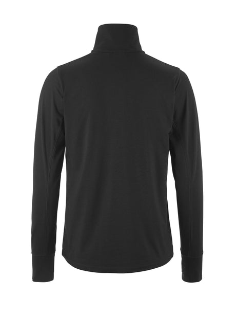 Layers Hz Ls W - Black Melange - Back