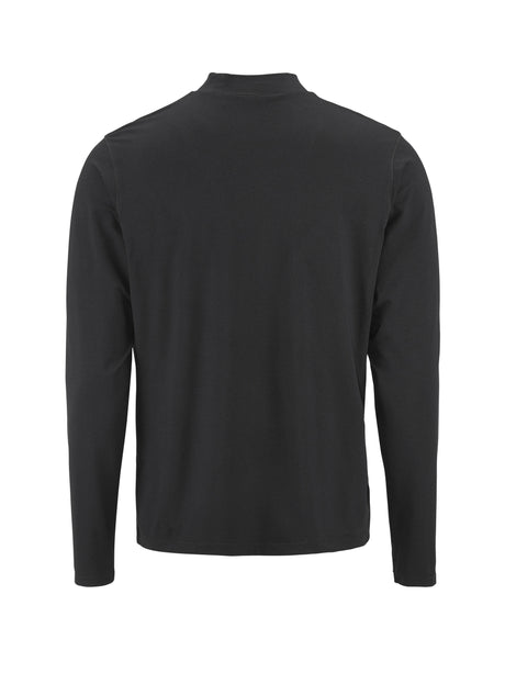 Flow Mn Ls M - Black Melange - Back