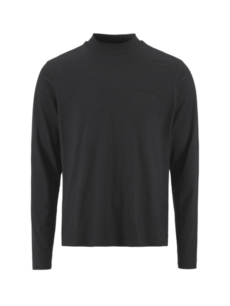 Flow Mn Ls M - Black Melange - Front