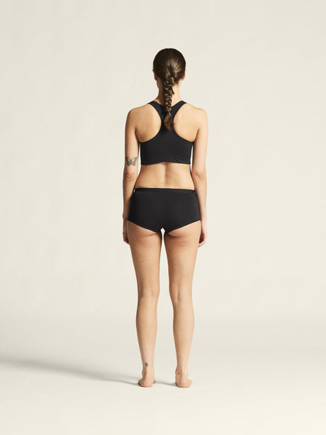 Active Boxer W - Black - Closeup 3