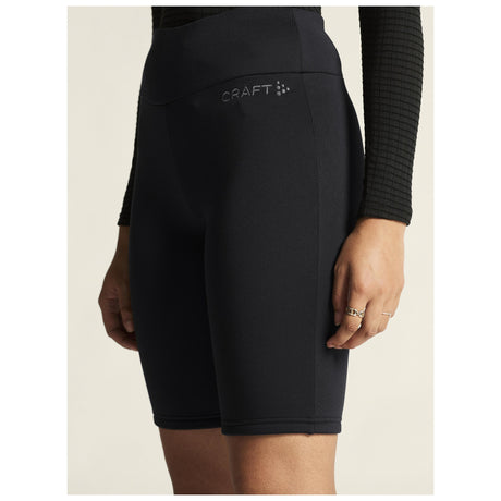 Explore Power Fleece Short Tights W - Black - Closeup 5
