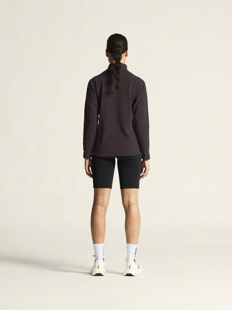 Explore Power Fleece Short Tights W - Black - Closeup 3