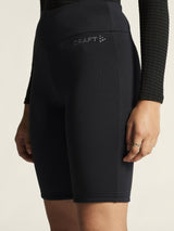 Explore Power Fleece Short Tights W - Black - Closeup 5