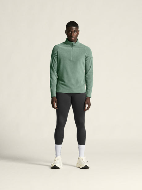 Explore Power Fleece Tights M - Black - Closeup 1