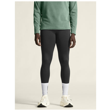 Explore Power Fleece Tights M - Black - Closeup 4