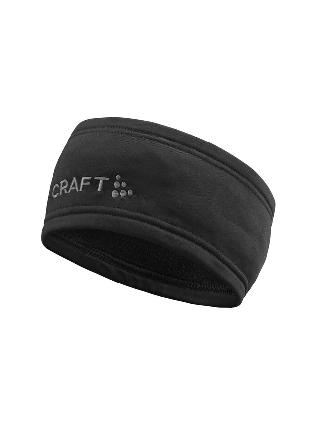 Explore Power Fleece Headband - Black - Front