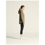 Join Pile Fleece Fz Hood W - Taupe - Closeup 2