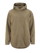 Join Pile Fleece Fz Hood W - Taupe - Front