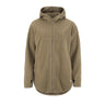 Join Pile Fleece Fz Hood W - Taupe - Front