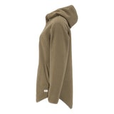 Join Pile Fleece Fz Hood W - Taupe - Left
