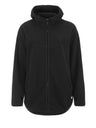 Join Pile Fleece Fz Hood W - Black - Front
