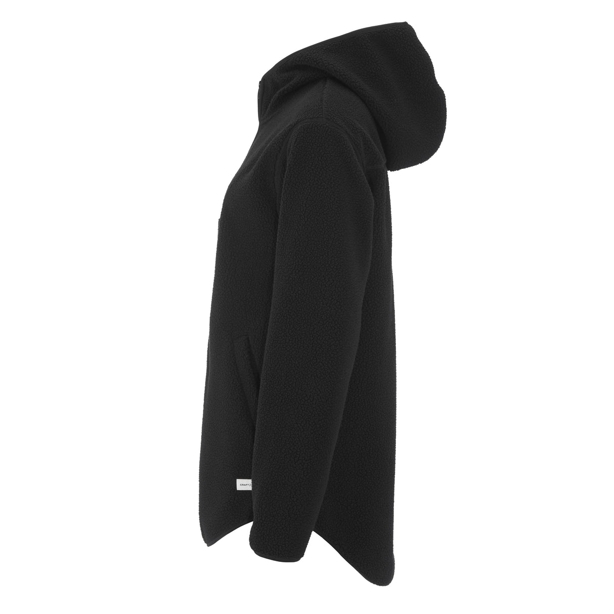 Join Pile Fleece Fz Hood W - Black - Left