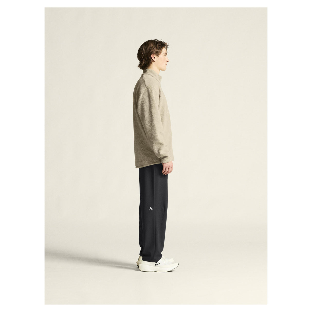 Join Pile Fleece Hz M - Beige - Closeup 2