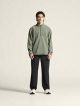 Join Pile Fleece Hz M - Leaf - Closeup 1