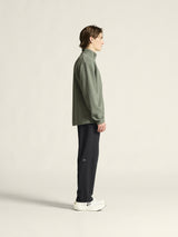 Join Pile Fleece Hz M - Leaf - Closeup 2