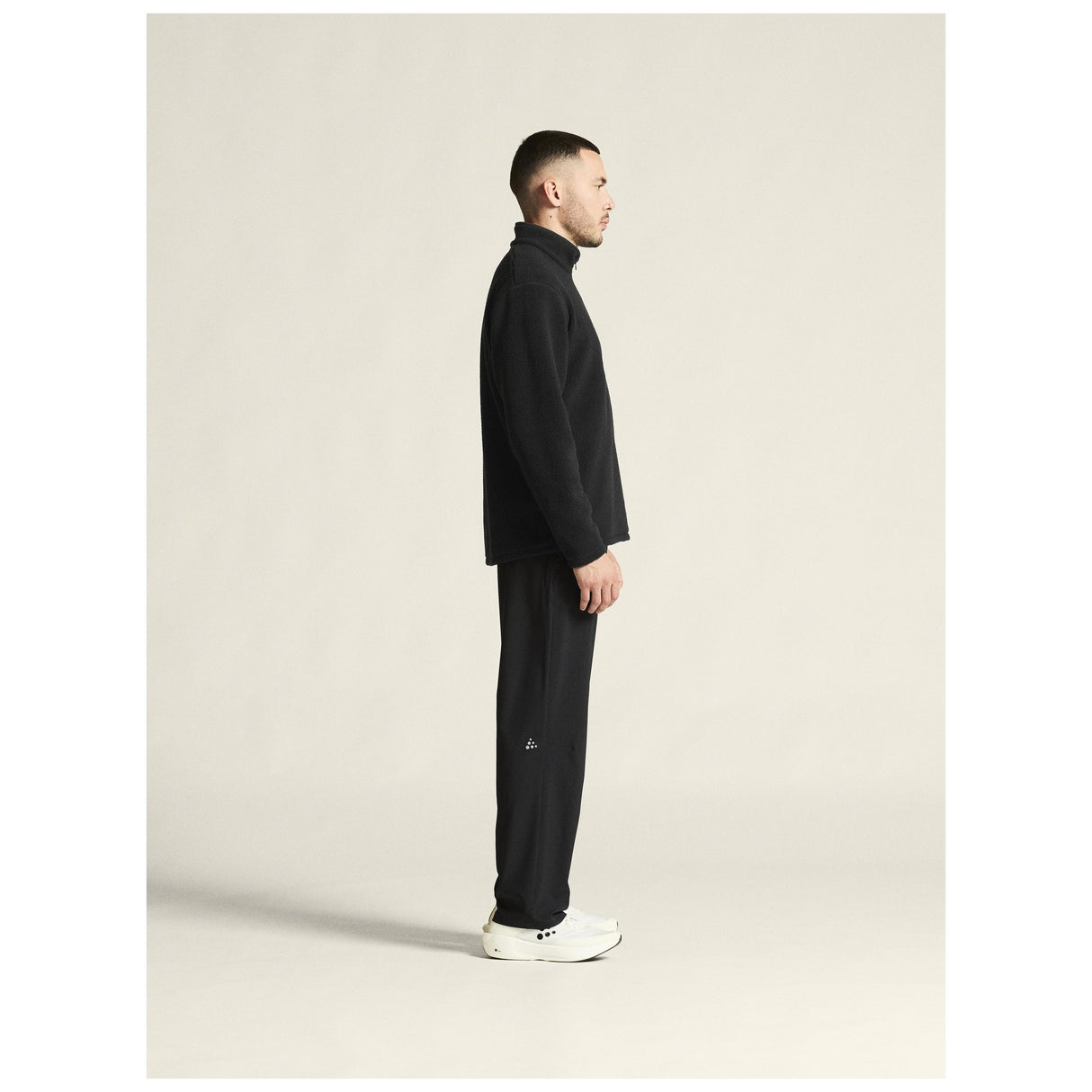 Join Pile Fleece Hz M - Black - Closeup 2