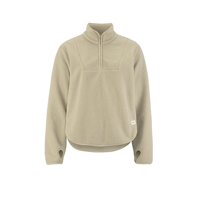 Join Pile Fleece Hz W - Beige - Front