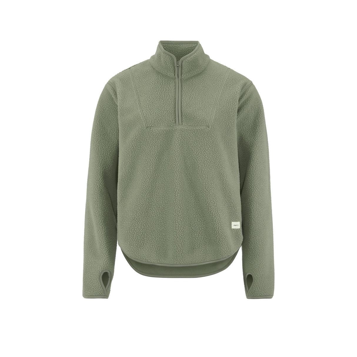 Join Pile Fleece Hz W - Green - Front
