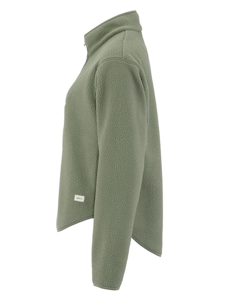 Join Pile Fleece Hz W - Leaf - Left