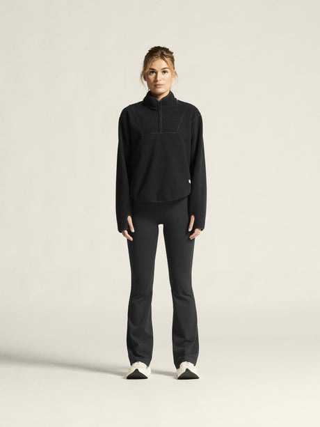 Join Pile Fleece Hz W - Black - Closeup 1