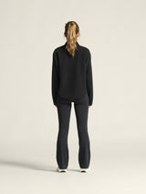 Join Pile Fleece Hz W - Black - Closeup 3