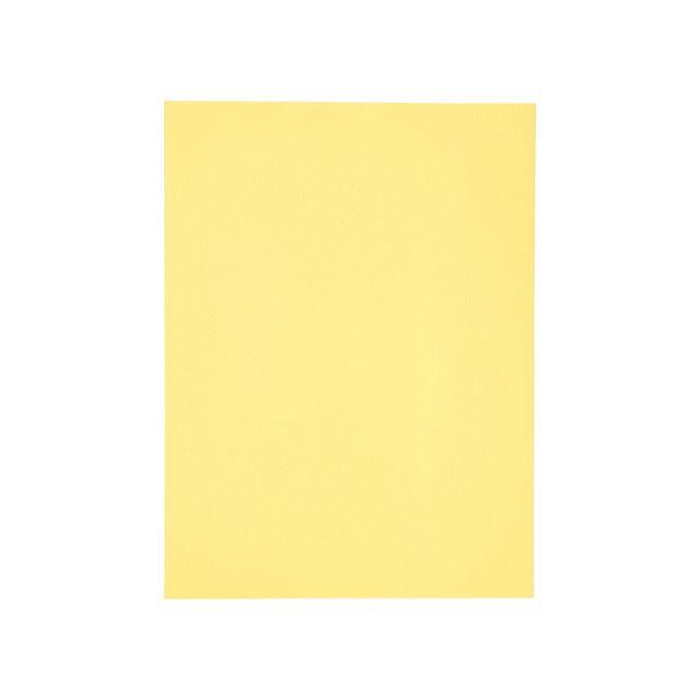 Folder LYRECO A4 1 flap 250g yellow 100/pc