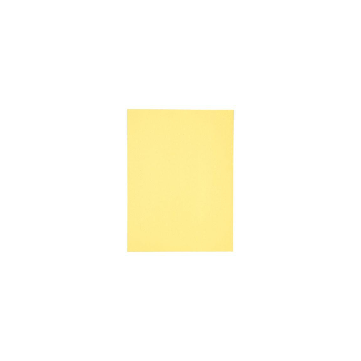 Folder LYRECO A4 1 flap 250g yellow 100/pc