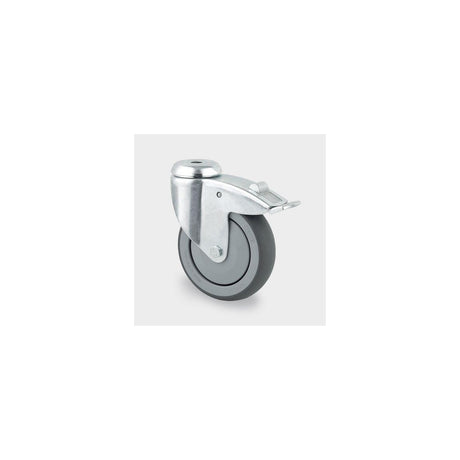 Wheel with brake 125mm