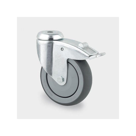 Wheel with brake 125mm