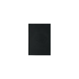Notebook linen textile ruled A4 black