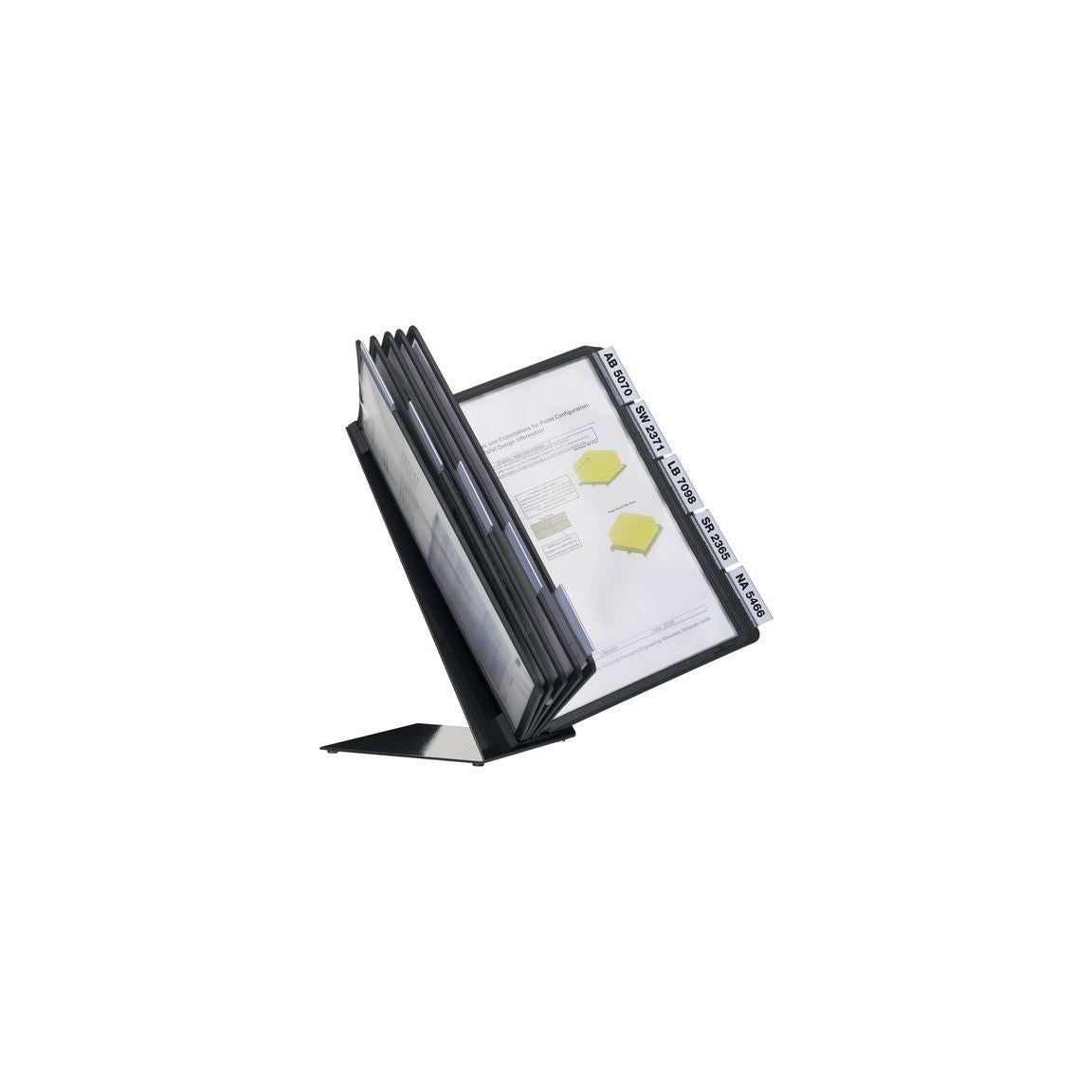 Table stand VARIO A4 with 10 frames black