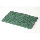 Scouring nylon 15x22,5cm green 10/pack