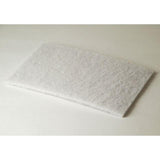 Scouring nylon 15x22,5cm white 10/pack