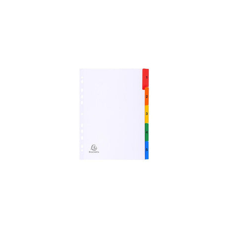 EXACOMPTA 1-5 multi-colour cardboard index