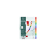 Cardboard register EXACOMPTA 1-12 multicolour