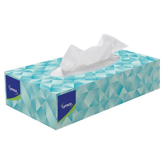 Facial tissue LYRECO 2-ply 100/pack