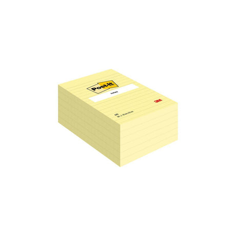 Notes POST-IT ruled 102x152mm yellow