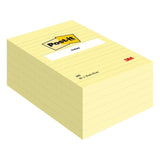 Notes POST-IT ruled 102x152mm yellow