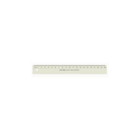 Ruler LINEX 20cm natural material