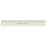 Ruler LINEX 20cm natural material