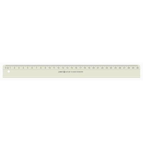 Ruler LINEX 30cm natural material