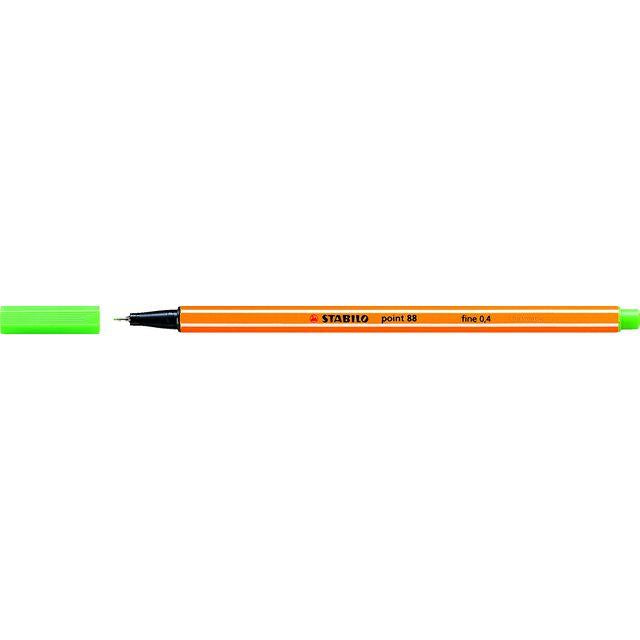Fineliner STABILO Point 88 light green