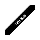 Tape BROTHER TZE325 9mm white on black