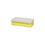 Cleaning sponge white/yellow 15x7cm 10/pack