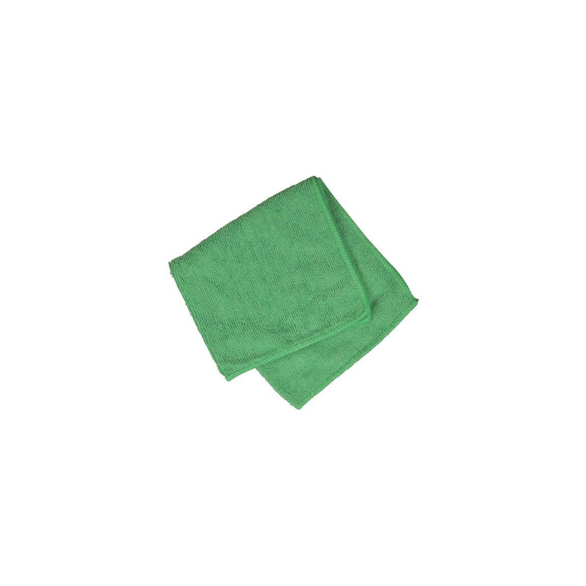 Microfibre cloth ABENA 32x32cm green 20/pack