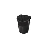 Wastepaper basket CEP Ellypse 15L black