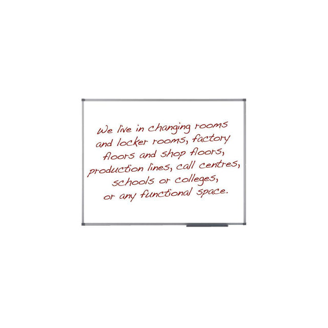 Whiteboard enamel 120x150 cm