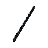 Plastic spiral GBC 25mm black 50/pack