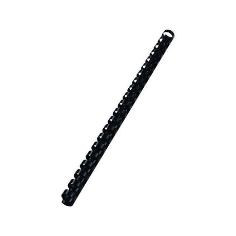 Plastic spiral GBC 25mm black 50/pack